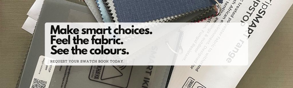 Make smart choices, feel the fabrics and see the colours - request your swatch book today. 