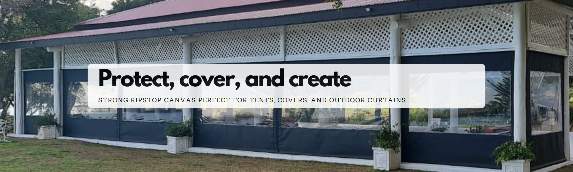 Protect cover and create with Ripstop. Perfect for outdoor awnings, tents and outdoor curtains. 
